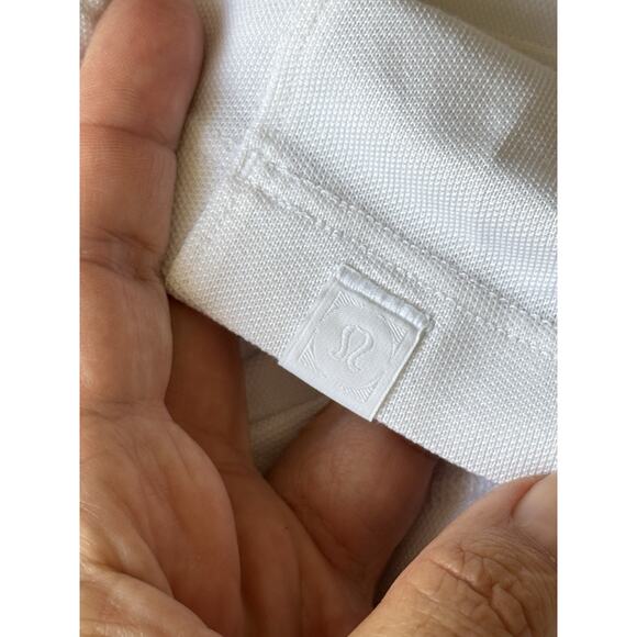 Lululemon Pique Golf Polo Shirt White Performance Mens Size 1X/2X Athletic - Picture 11 of 11